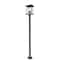 Z-Lite Rainer 4 Light Outdoor Post Mounted Fixture, 13.5in. W x 98in. H, Black 5015PHBR-567P-BK - alternate 6